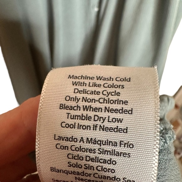 (Sold) Frye Sleeveless Midi Maxi Tank Dress - DESERT BLUE Women’s Size SMALL - Picture 6 of 6